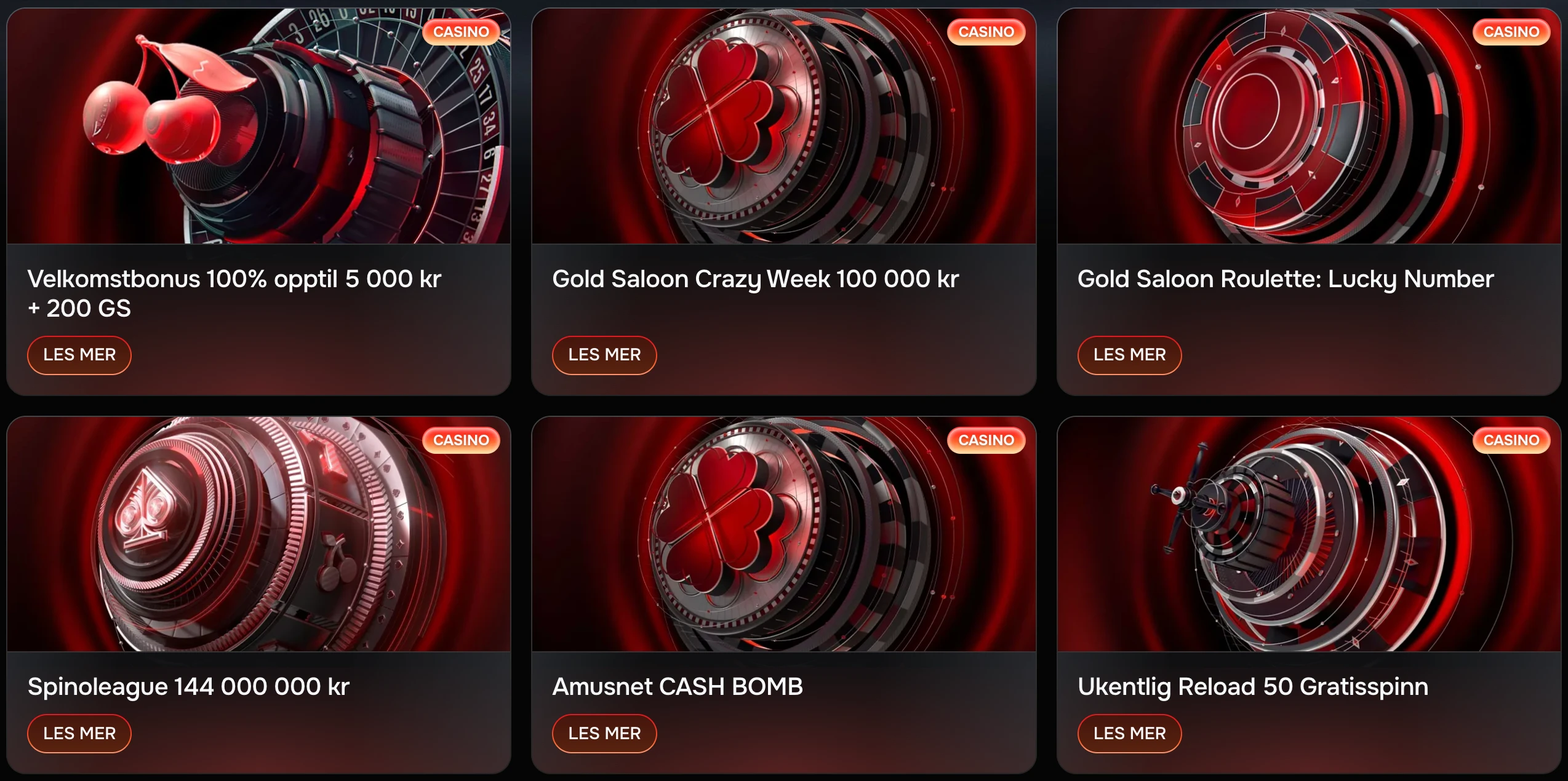 Revolution Casino bonuser